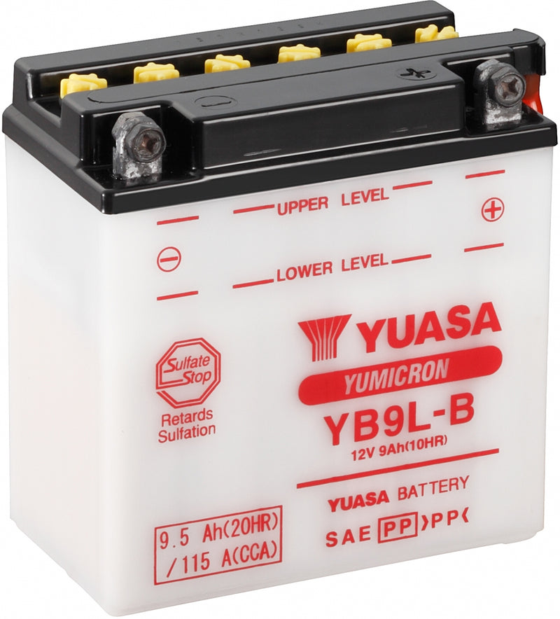 Yuasa Dry Charged Battery Yb9L-B