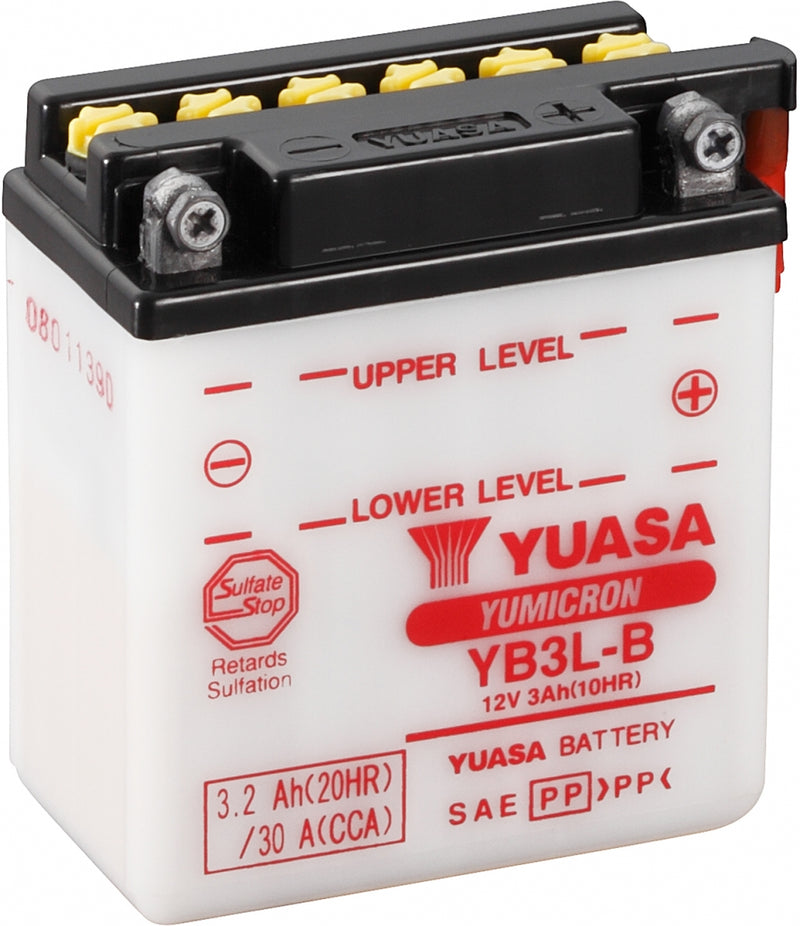 Yuasa Dry Charged Battery Yb3L-B