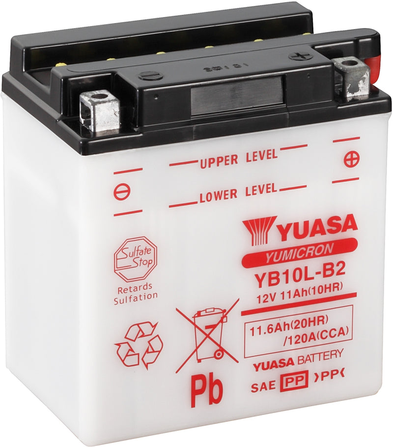 Yuasa Dry Charged Battery Yb10L-B2