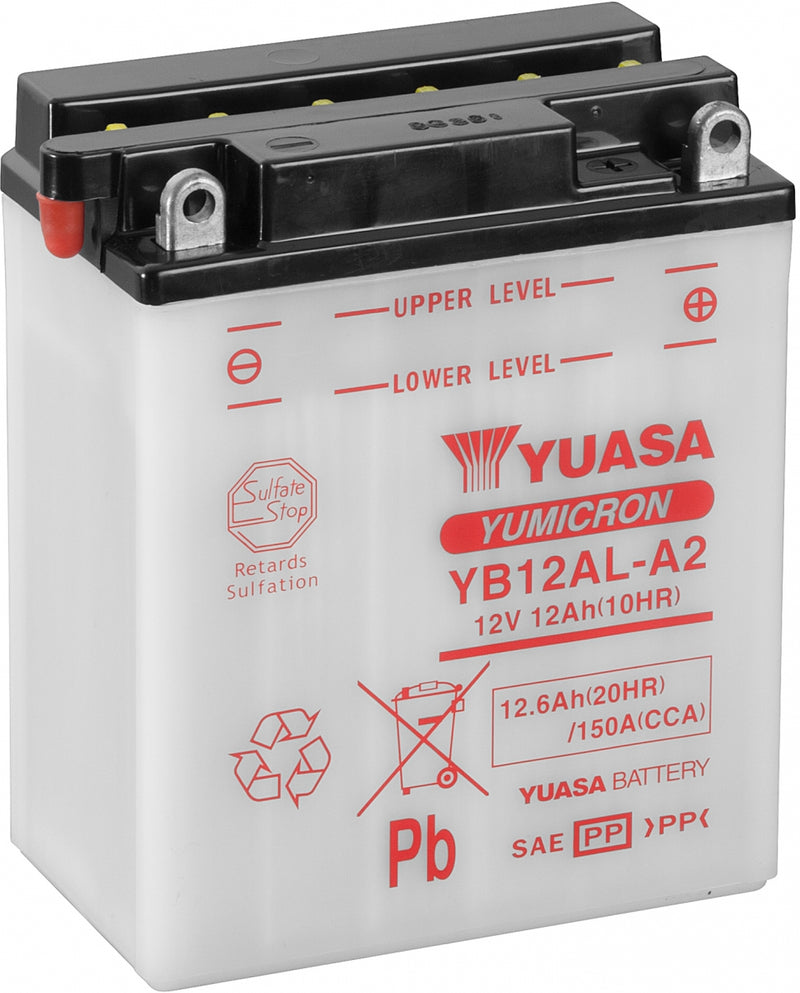 Yuasa Dry Charged Battery Yb12Al-A2