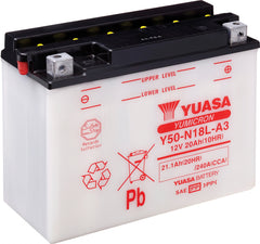 Yuasa Dry Charged Battery Y50-N18L-A3