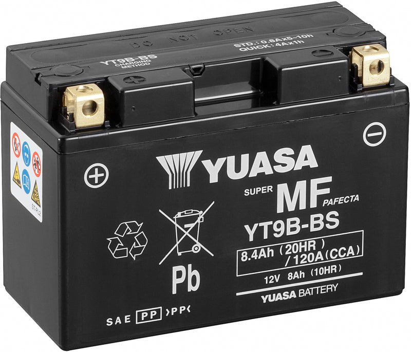 Yuasa Combipack Eu 2019/11164 Battery Yt9B-Bs (Dry) (Cp)
