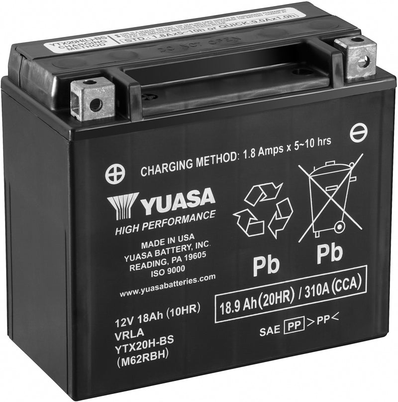 Yuasa Combipack Eu 2019/11170 Battery Ytx20H-Bs Hpmf (Cp)