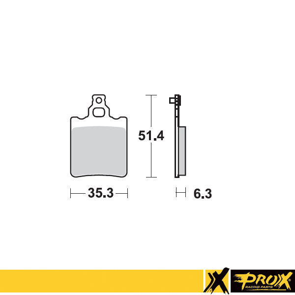 ProX Rear Brake Pad KTM65SX '00-03 - BOX 10 pcs.