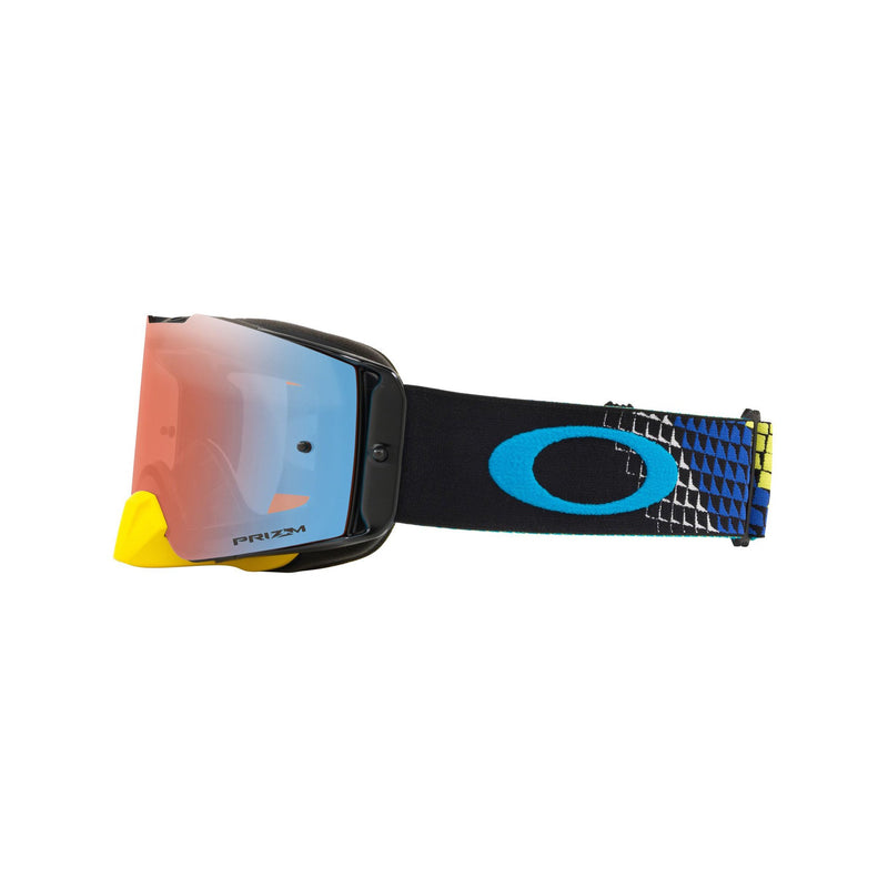 Crossbril Oakley Front Line Mx Dissolve Yellow Blue - Prizm Sapphire Lens