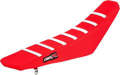SEAT COVER, RED/RED/WHITE (STRIPES) CRF 250 10-13/CRF 450 09-12
