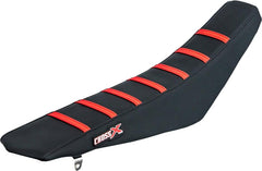 SEAT COVER, BLACK/BLACK/RED (STRIPES) CRF 250 14-17/CRF 450 13-16