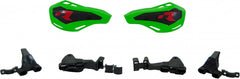 HP1 HANDGUARDS-DOUBLE MOUNTING KIT GREEN WITH LVRS/HDLBAR MOUNTING KIT UNIVERSAL