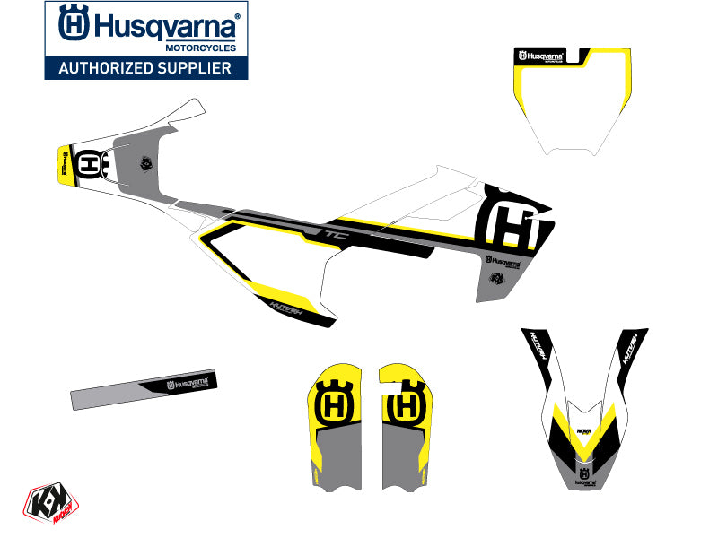 Graphic kit Dirt Bike Nova Husqvarna TC 50 BLACK