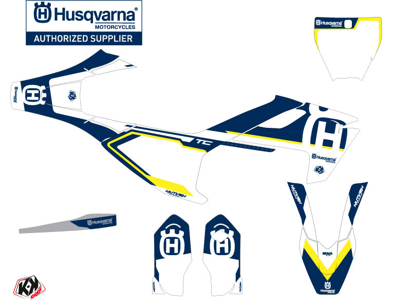 Graphic kit Dirt Bike Nova Husqvarna TC 85 BLUE