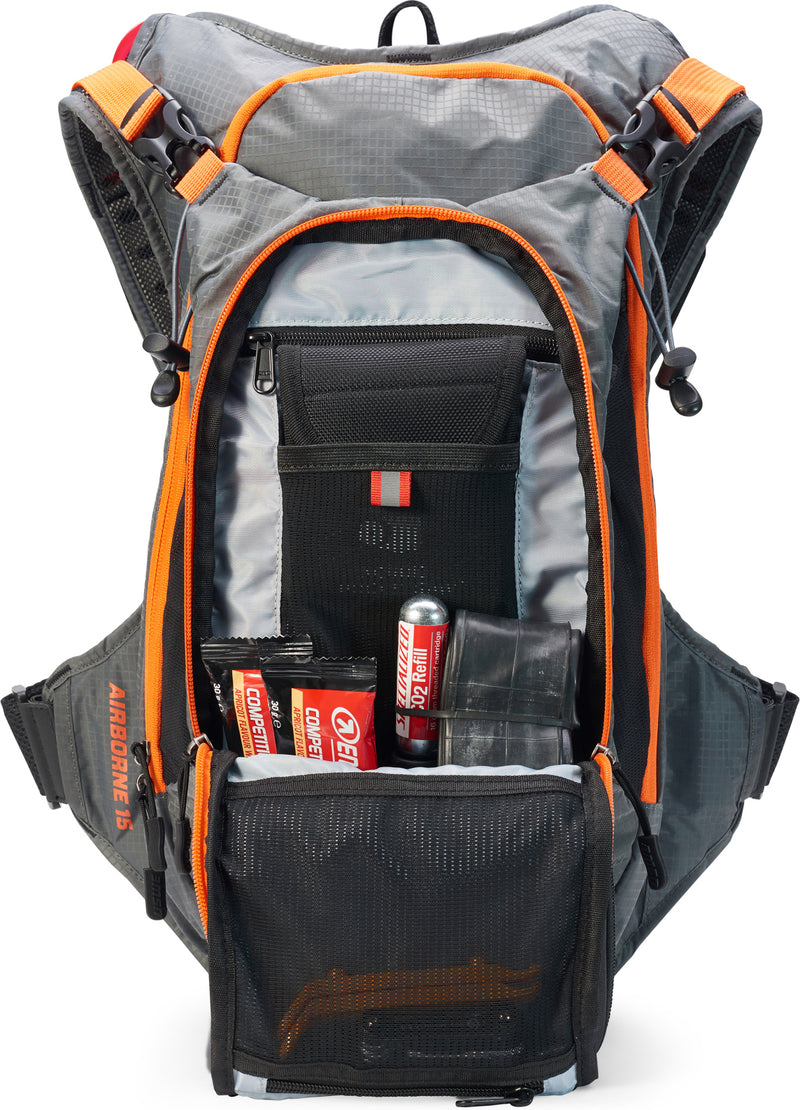 USWE Backpack Airborne Grey-Orange 15 L