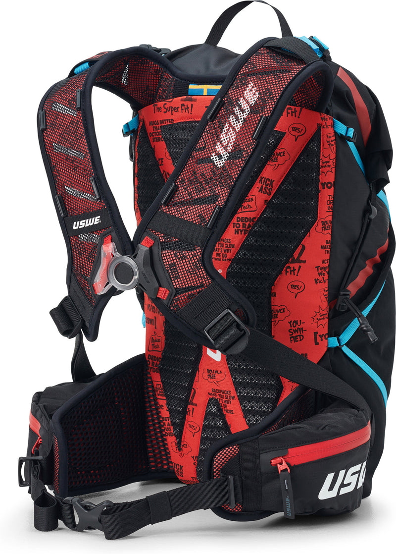 USWE Backpack Hajker Black-Red 24 L