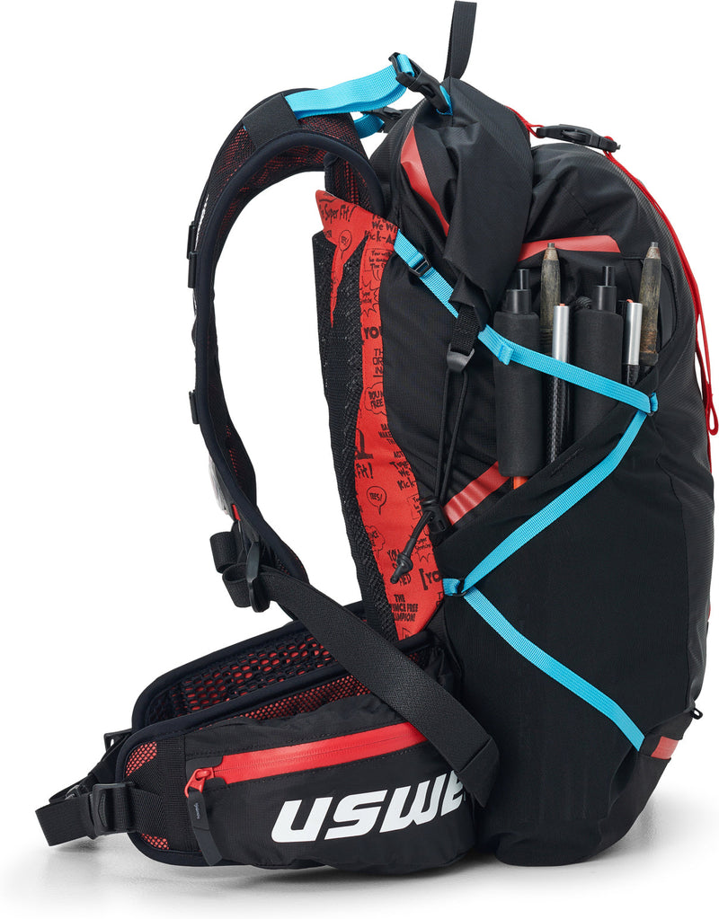 USWE Backpack Hajker Black-Red 24 L