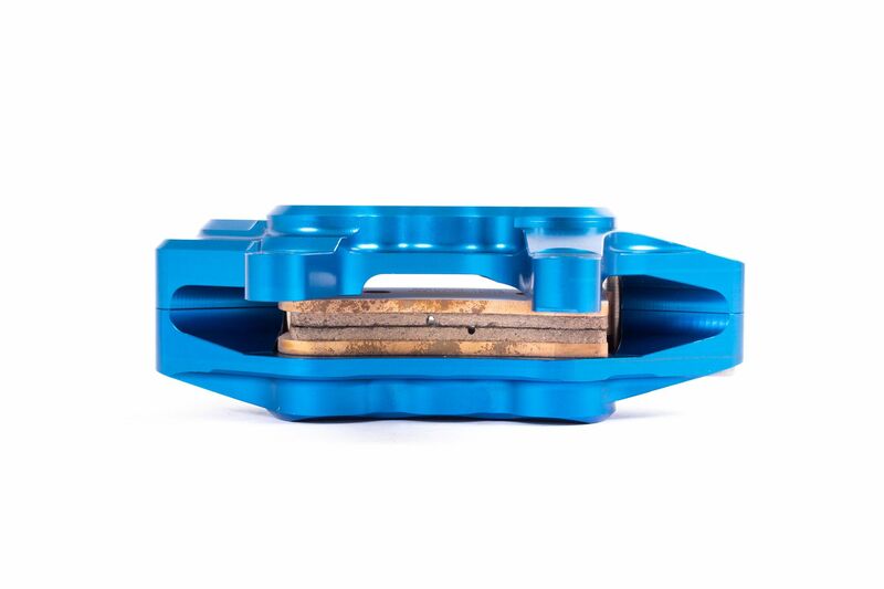 BERINGER Aerotec® Left Axial Brake Caliper 6 Pistons Ø27mm Blue