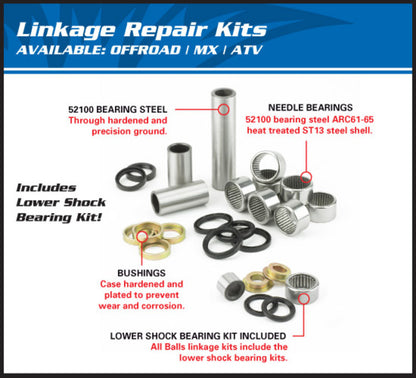 REPARATIEKIT LAGERS ACHTERBRUG XR200R '90-02
