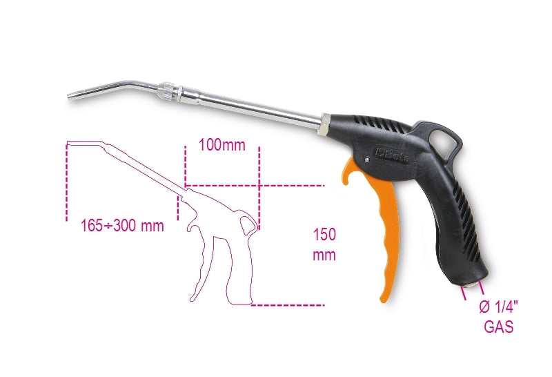 BETA Telescopic progressive blow gun 