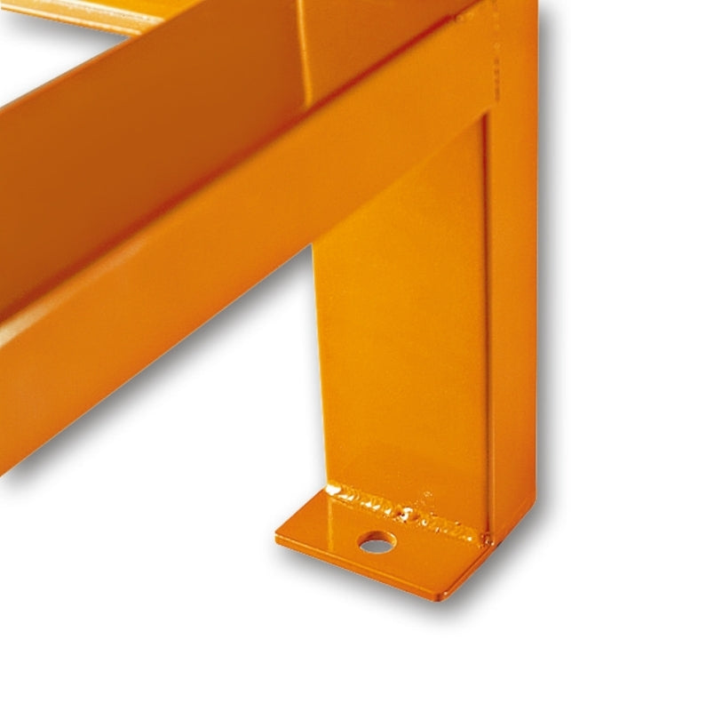 BETA Workbench worktop rubber and aluminum anti-slip 3 drawers orange 