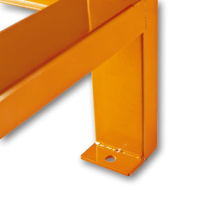 BETA Workbench worktop rubber and aluminum anti-slip 3 drawers orange 