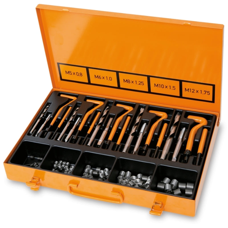 BETA 437U/09 thread repair set m5-m6-m8-m10-m12 Helicoil 