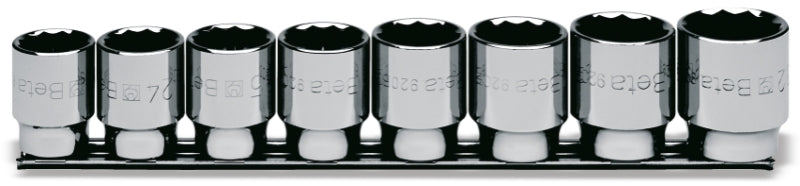 BETA 8 Piece 1/2" Twelve Point Impact Sockets on Support 
