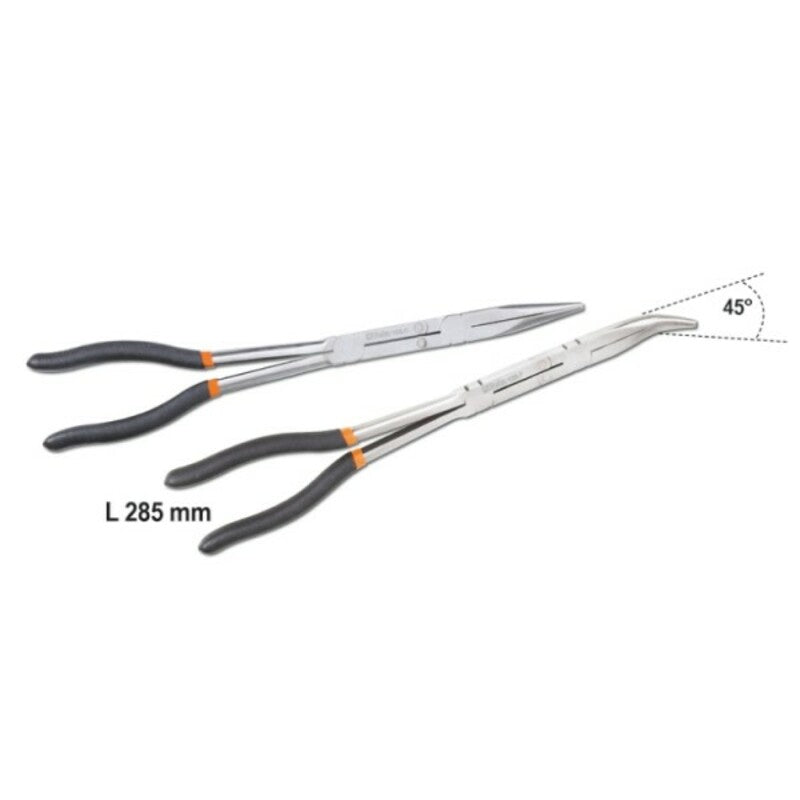 BETA 2-piece extra long bending pliers with double-acting hinge 