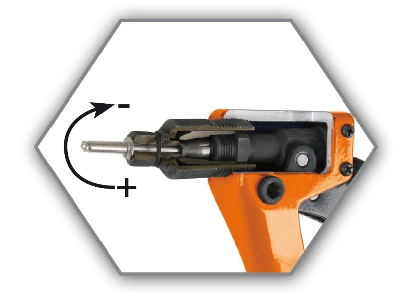 BETA Ultra-compact adjustable force blind rivet gun 