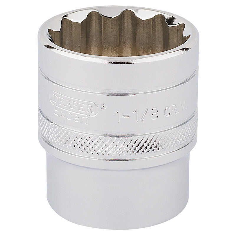 DRAPER Socket wrench 1/2" 12 points 1.1/8" 