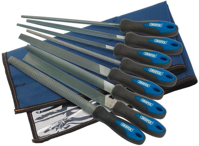 DRAPER File set 200mm 8 pieces 