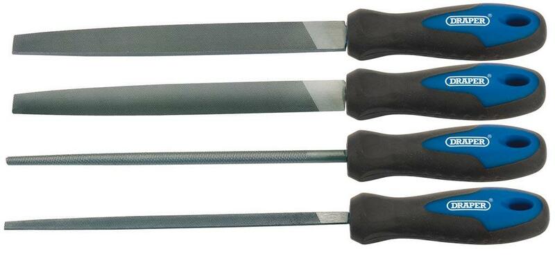 DRAPER File set 200mm 4 pieces 