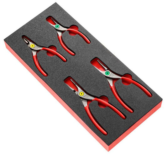 MOD. 4 CIRCLIP PLIERS STRAIGHT JAWS CLOSED &amp; OPEN