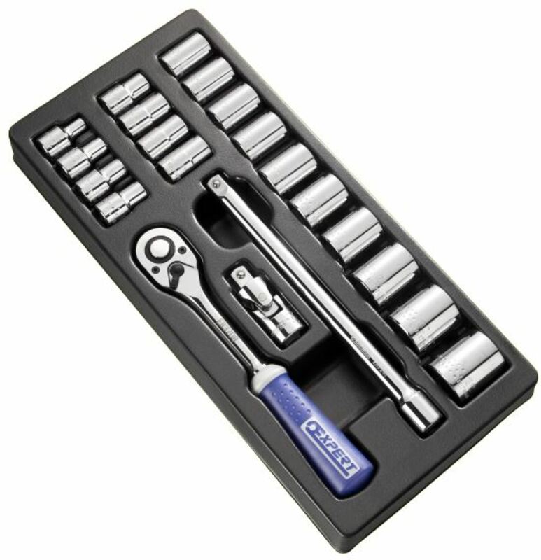 EXPERT 1/2'' Sockets &amp; Ratchet Tools Module - Plastic Tray 