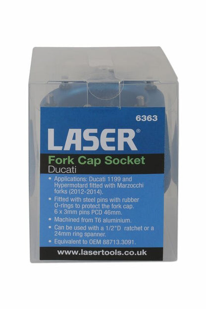LASER TOOLS Ducati front fork cap 