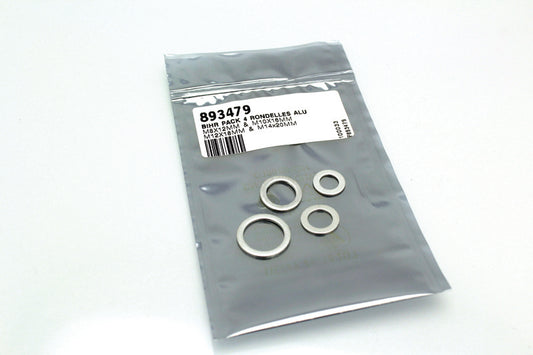 SET VAN 4 ALU RINGEN BIHR  M8X12MM & M10X16MM M12X18MM & M14x20MM