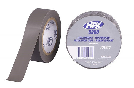 ISOLERENDE TAPE GRIJS 19MM X 10M