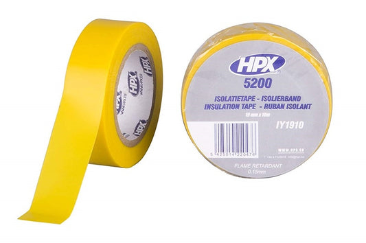 ISOLERENDE TAPE GEEL 19MM X 10M