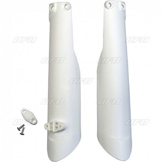 UFO Front fork protectors white Husqvarna TC/FC
