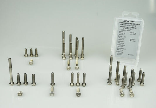 SCAR Engine Screw Kit Titanium 34 Screws