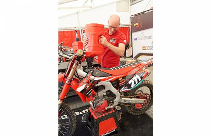 POLISPORT Pro octane quick fill fuel tank 10L red + oil mixer 100ml