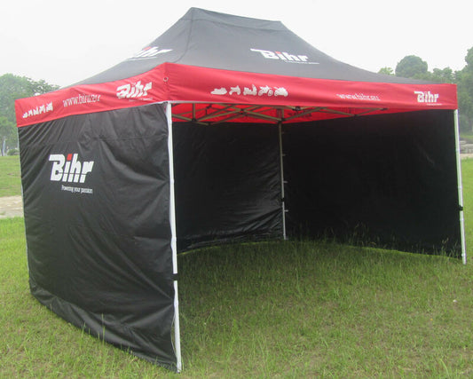 BIHR Home Track paddock tent 4.5x3m incl. 3 removable side panels 