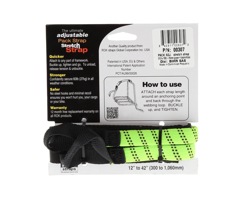 ROK stretch belt adjustable green 