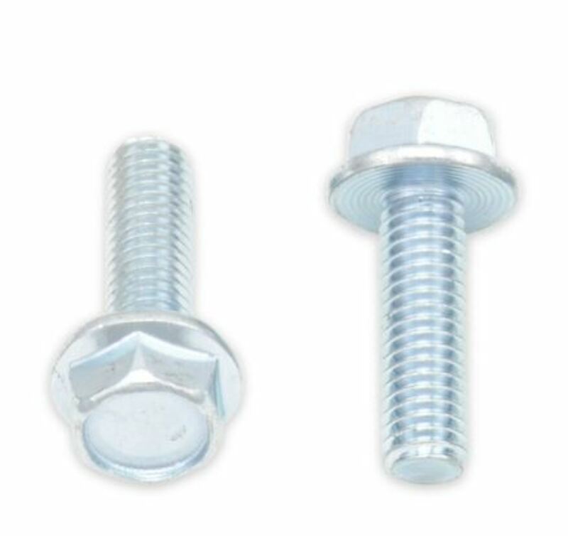 BOLT SCREW SET M6X20/10MM M6X1X20 SCREW HEAD 10MM PACK OF 10 PIECES
