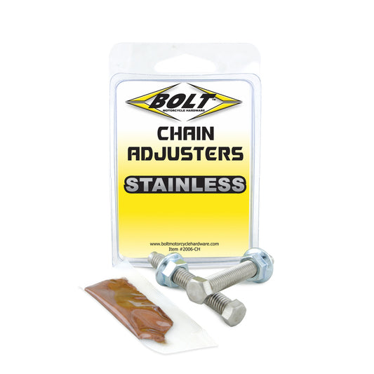 BOLT SCREW CHAIN ​​TENSIONER M8X50MM 2 PIECES