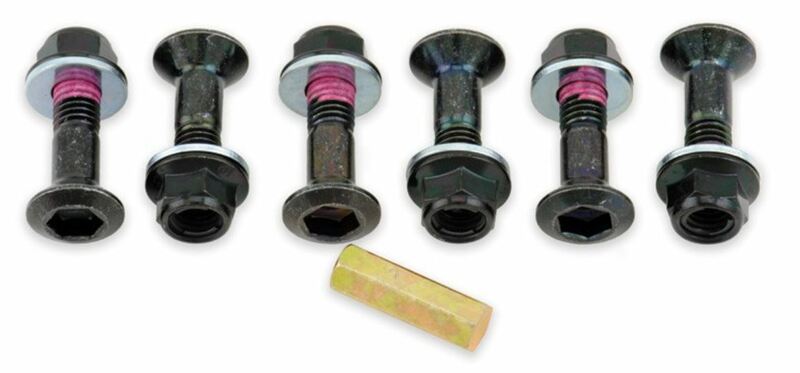 BOLT SCREW/NUT A.TOOTH BLACK-ANGLED HEAD PACK OF 6 PIECES