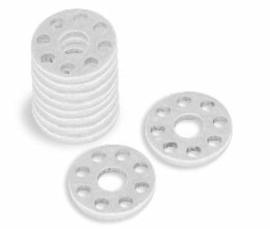 Doorboorde aluminium ring Bolt per 10