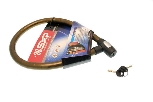 CABLE LOCK 1M STEEL + JOINT 25MM NOT HOMOLOGATED