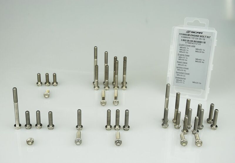 SCAR motorschroevenset 36 titanium schroeven