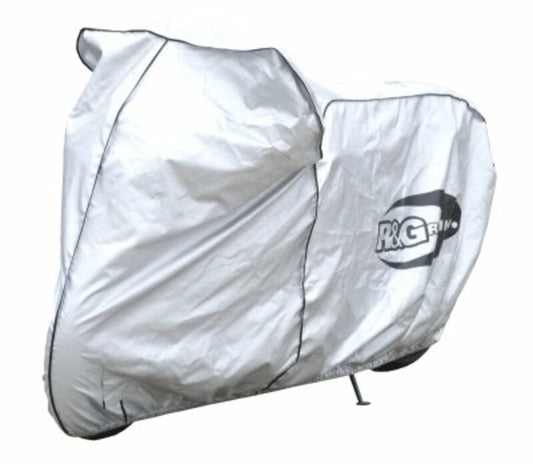 R&G Racing Outdoor Motorhoes Silver - Moto/Scooter - Universeel