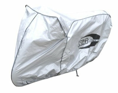 R&G Racing Outdoor Motorhoes Silver - Moto/Scooter - Universeel