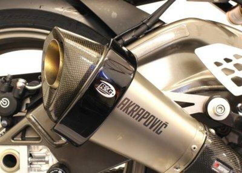 BESCHERMING R&G RACING VOOR DEMPER AKRAPOVIC ZESHOEKIGHEXAGON