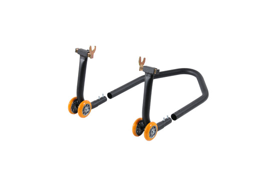LIGHTECH detachable rear stand (incl. rubber L-support) 4 wheels 